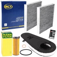 SCT Germany Luftfilter + Innenraumfilter Aktivkohle