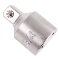 BGS Adapter, matt verchromt, 12,5 (1/2) außen - 20...