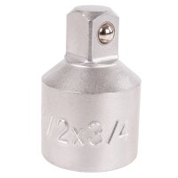 BGS Adapter, matt verchromt, 12,5 (1/2) außen - 20 (3/4) innen