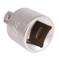 BGS Adapter, matt verchromt, 12,5 (1/2) außen - 20 (3/4) innen