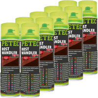 10x PETEC Rostwandler Spray, 500 ml