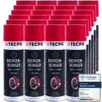 24x TECPO Bremsenreiniger Universal Reiniger, 500 ml