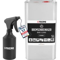 TECPO Bremsenreiniger 5L Kanister + Handsprüher 500 ml
