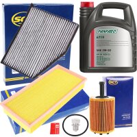 Inspektionsset Filter Set + 5L Fanfaro ÖL 5W30