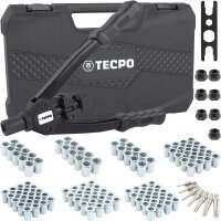 TECPO Nietmutternzangen Satz M3-M12, 300-teilig