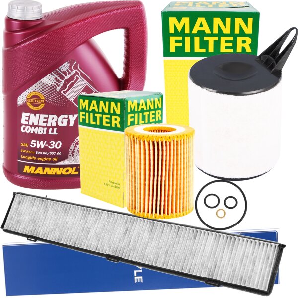Inspektionspaket inkl. 5 Liter MANNOL Energy Combi LL 5W-30