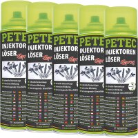 5x PETEC Injektorenlöser Spray, 500 ml