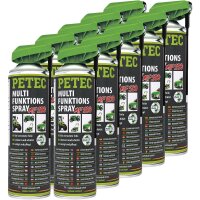 10x PETEC Multifunktionsspray, 500 ml