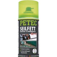 4x PETEC Seilfett, Drahtseil- & Zahnradfett Spray, 500 ml