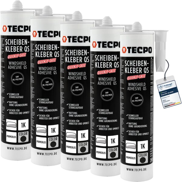 5x Scheibenkleber QS Primerlos  MS-Polymer 290 ml