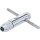 BGS Werkzeughalter mit Gleitgriff für Gewindebohrer | M3 - M10 | 80 mm