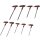 BGS DIY  Schraubendreher-Satz mit T-Griff und seitlicher Klinge | T-Profil (für Torx) mit Bohrung | T10 - T50 | 9-tlg.