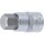 BGS Bit-Einsatz | Antrieb Innenvierkant 12,5 mm (1/2") | Innensechskant 19 mm