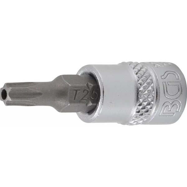 BGS Bit Einsatz 6,3 (1/4) T-Profil mit Bohrung, T25