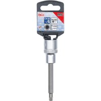 BGS Bit-Einsatz 12,5 (1/2), Innenvielzahn, 100mm lang, M6