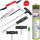 TECPO Windschutzscheibe-Reparaturset + PETEC Scheibenkleber, 310 ml