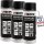 3x TECPO Thermolack Auspufflack Ofenlack 800°C schwarz 400 ml