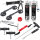 TECPO Windschutzscheibe-Reparaturset + Kartuschenpresse + 2x Gummi-Doppelsauger + 2x Scheibenkleber MS-Polymer, 290 ml
