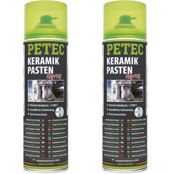 2x PETEC Keramikpasten-Spray, 500 ml