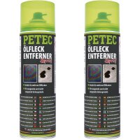 2x PETEC Ölfleckenentferner-Spray, 500 ml