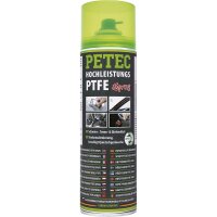 6x PETEC Hochleistungs- PTFE- Spray, 500 ml