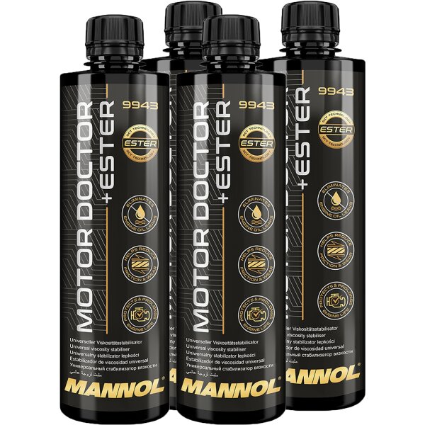 4x MANNOL 9943 Motor Doctor + Ester, 450 ml