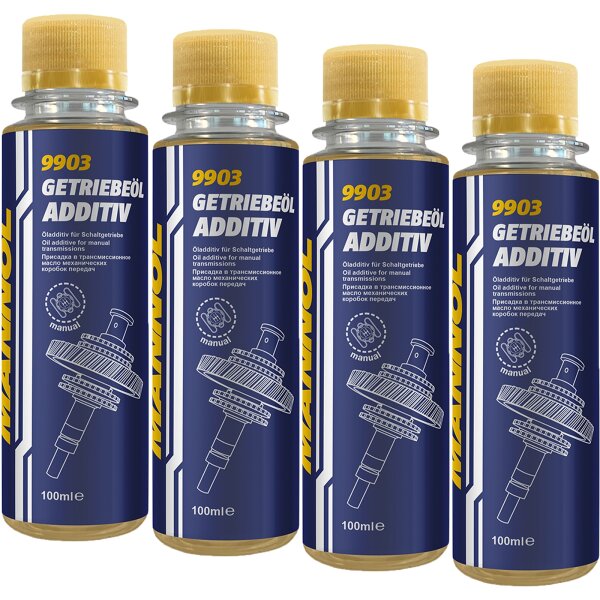 4x MANNOL Getriebeoel Additiv manual, 100 ml