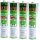 4x PETEC K&D Karosserie Klebe- und Dichtmasse weiß, 310 ml