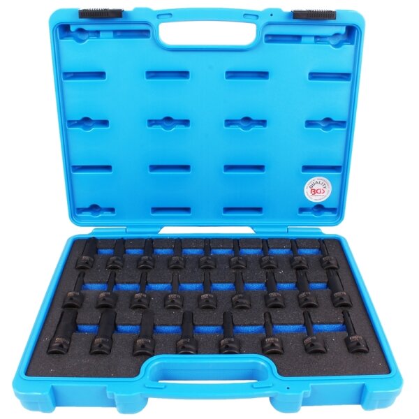 BGS Schlagschrauber Kraft-Biteinsatz-Set, 26-tlg.