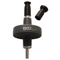 BGS Ventileinschleif-Bohrmaschinenaufsatz + 2x Ventilläpper 16 x 21 mm