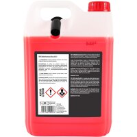 TECPO Kühlsystem Abdrückgerät + TECPO Kühlerfrostschutz Rot, 5 Liter