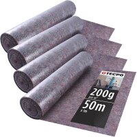 4x TECPO Malervlies | 50m Lang | 1m Breit | 200g/m²