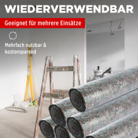 4x TECPO Malervlies | 50m Lang | 1m Breit | 200g/m²