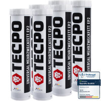 6x TECPO Universal Mehrzweckfett EP2, 400g