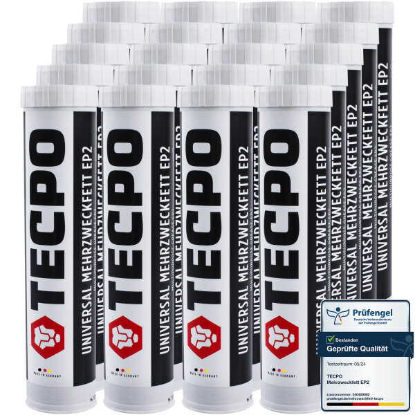 20x TECPO Universal Mehrzweckfett EP2, 400g