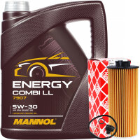 FEBI BILSTEIN Ölfilter + MANNOL Energy Combi LL...