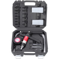 TECPO Vakuumpumpe Druckpumpen Set + Bremsflüssigkeit DOT-4, 1L