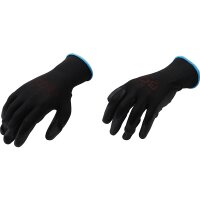 TECPO Taschenlampe 8000 Lumen, 6500K, 200m Leuchteweite, Akku Power-Lampe + BGS Mechaniker-Handschuhe