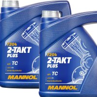 2x MANNOL 2-Takt Plus 8L Öl für Motorrad und...