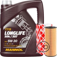 FEBI BILSTEIN Ölfilter + MANNOL Longlife 504 / 507...