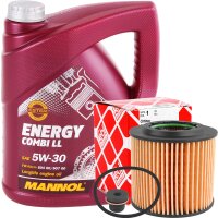 FEBI BILSTEIN Ölfilter + Schraube + MANNOL Combi LL...