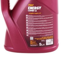 MANN-FILTER Ölfilter + MANNOL Energy Combi LL 5W-30, 5L