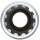 BGS Steckschlüssel-Einsatz "Gear Lock",6,3 (1/4), tief, 9 mm