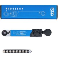 BGS Drehmomentschlüssel | Abtrieb Innensechskant 6,3 mm (1/4") | 2 - 10 Nm | mit Bit-Satz | 9-tlg.