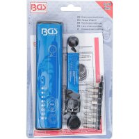 BGS Drehmomentschlüssel | Abtrieb Innensechskant 6,3 mm (1/4") | 2 - 10 Nm | mit Bit-Satz | 9-tlg.