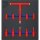 BGS Werkstattwageneinlage 2/3: VDE-Bit-Einsatz-Satz | Antrieb Innenvierkant 10 mm (3/8") / 12,5 mm (1/2") | Innensechskant 4 - 10 mm | 10-tlg.