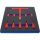 BGS Werkstattwageneinlage 2/3: VDE-Bit-Einsatz-Satz | Antrieb Innenvierkant 10 mm (3/8") / 12,5 mm (1/2") | Innensechskant 4 - 10 mm | 10-tlg.