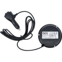 BGS Rundumkennleuchte | gelb | mit Magnet | 12 V / 24 V | Ø 130 mm