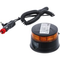 BGS Akku-Rundumkennleuchte | gelb | mit Magnet | 12 V /...