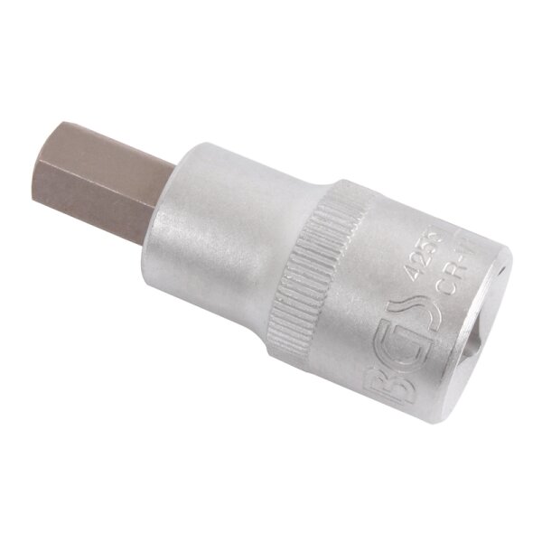 BGS Bit-Einsatz | Antrieb Innenvierkant 12,5 mm (1/2") | Innensechskant 10 mm